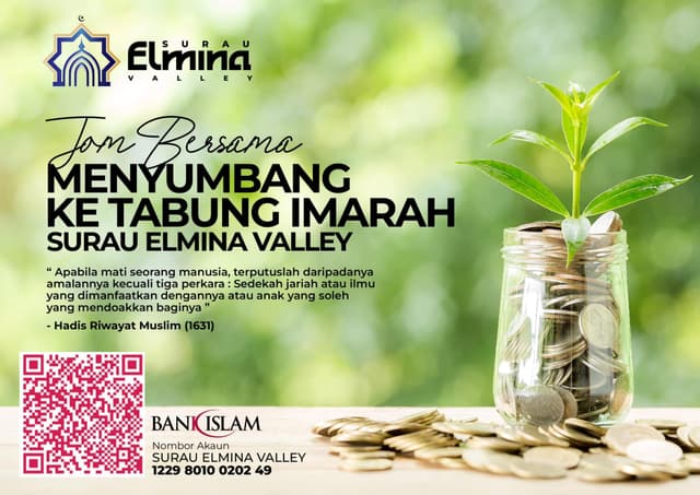 QR code sumbangan Surau Elmina Valley